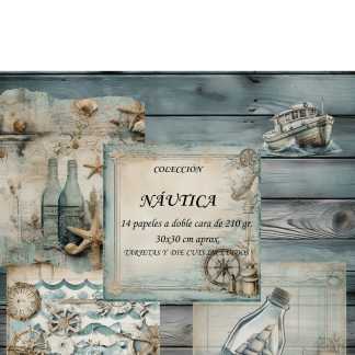 Colección de scrap Física NÁUTICA 30 X 30