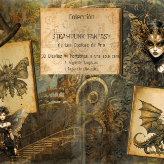 Colección digital de Scrap STEAM PUNK FANTASY