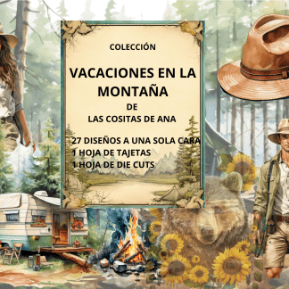 Colección de scrap digital Vacaciones en la montaña