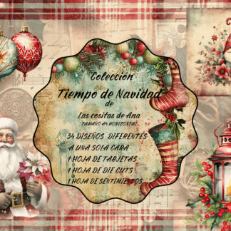 Colección digital A4 horizontal TIEMPO DE NAVIDAD