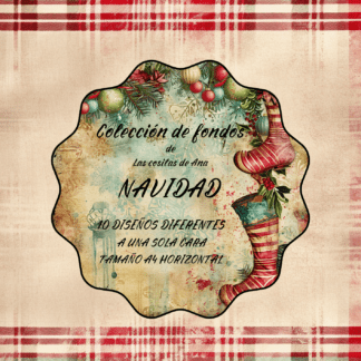Colección Física de fondos A4 horizontal NAVIDAD