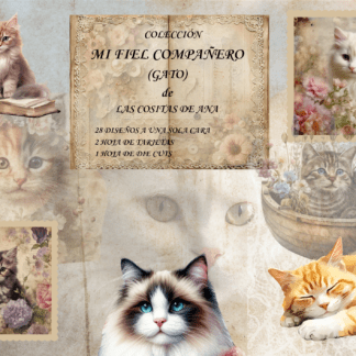 Colección de scrap (digital) MI FIEL COMPAÑERO (GATO)