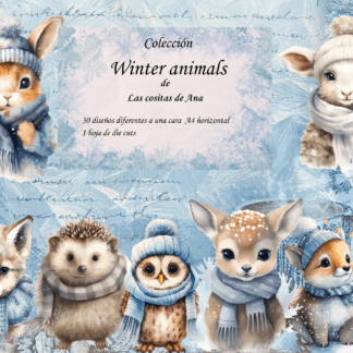 Colección digital WINTER ANIMALS