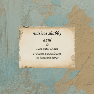 Colección física de básicos SHABBY AZUL