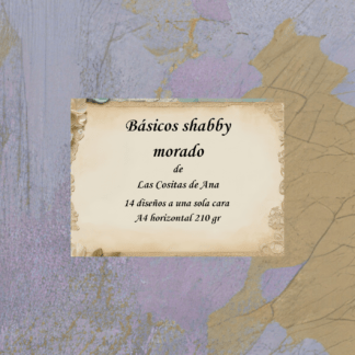 Colección básicos(fisicos) shabby morados