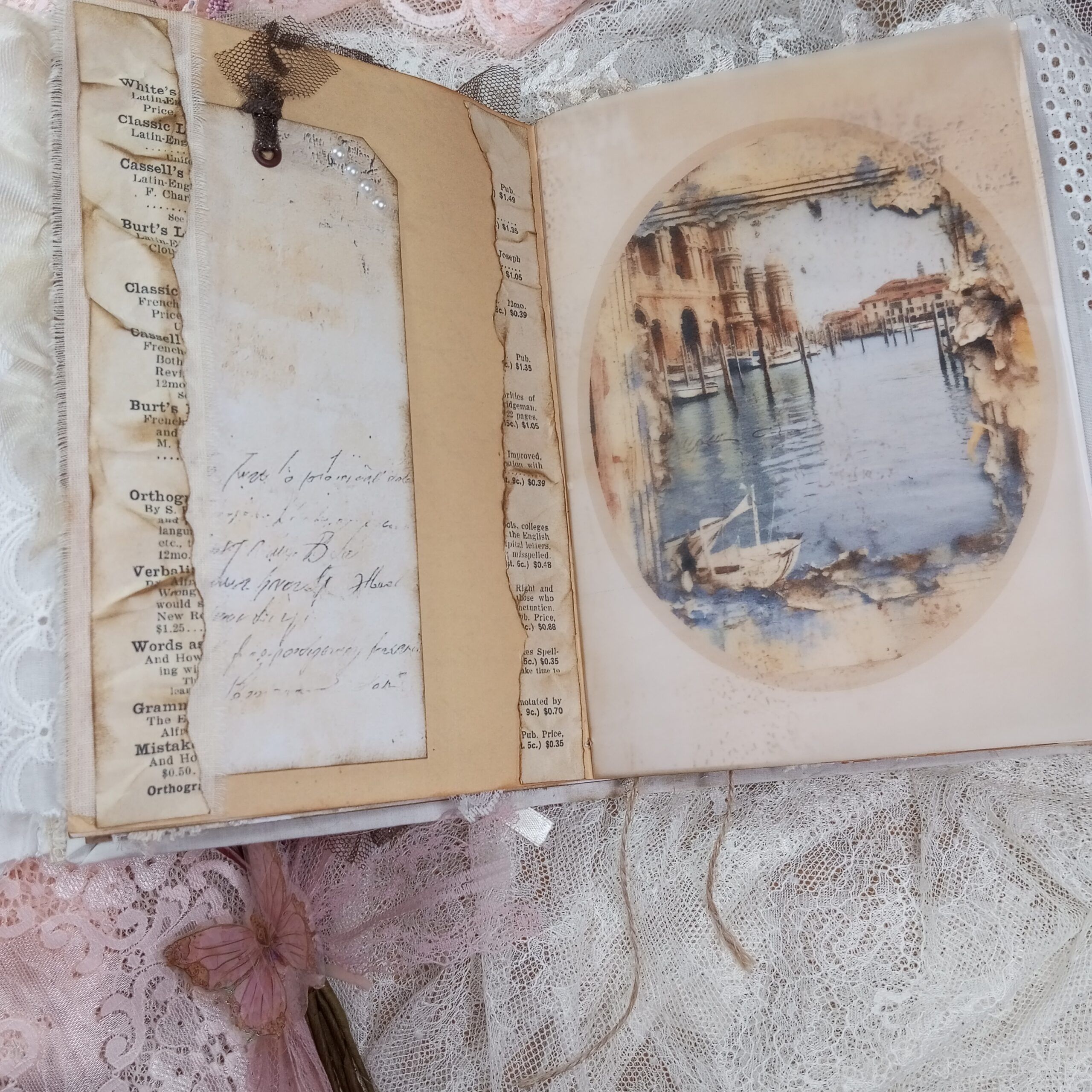 Taller On-line álbum de scrap/ journal Venecia - Imagen 2