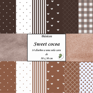 Básicos (impresos)Sweet cocoa 30x30 cm