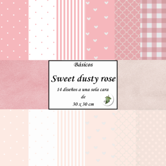 Básicos (impresos)Sweet dusty rose 30x30 cm