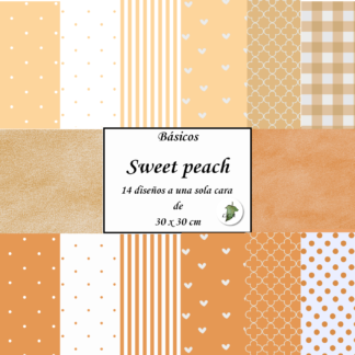 Básicos (impresos)Sweet peach 30x30 cm