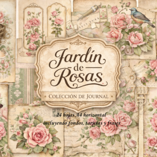 Colección de journal digital Jardín de Rosas