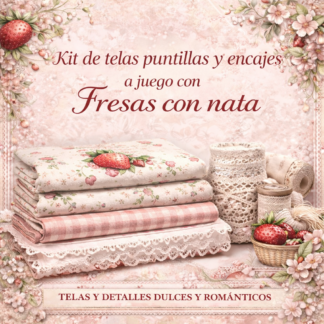 kit a juego Fresas con nata