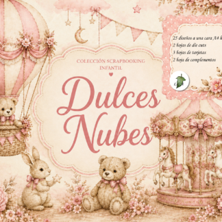 colección (digital ) Dulces Nubes rosa