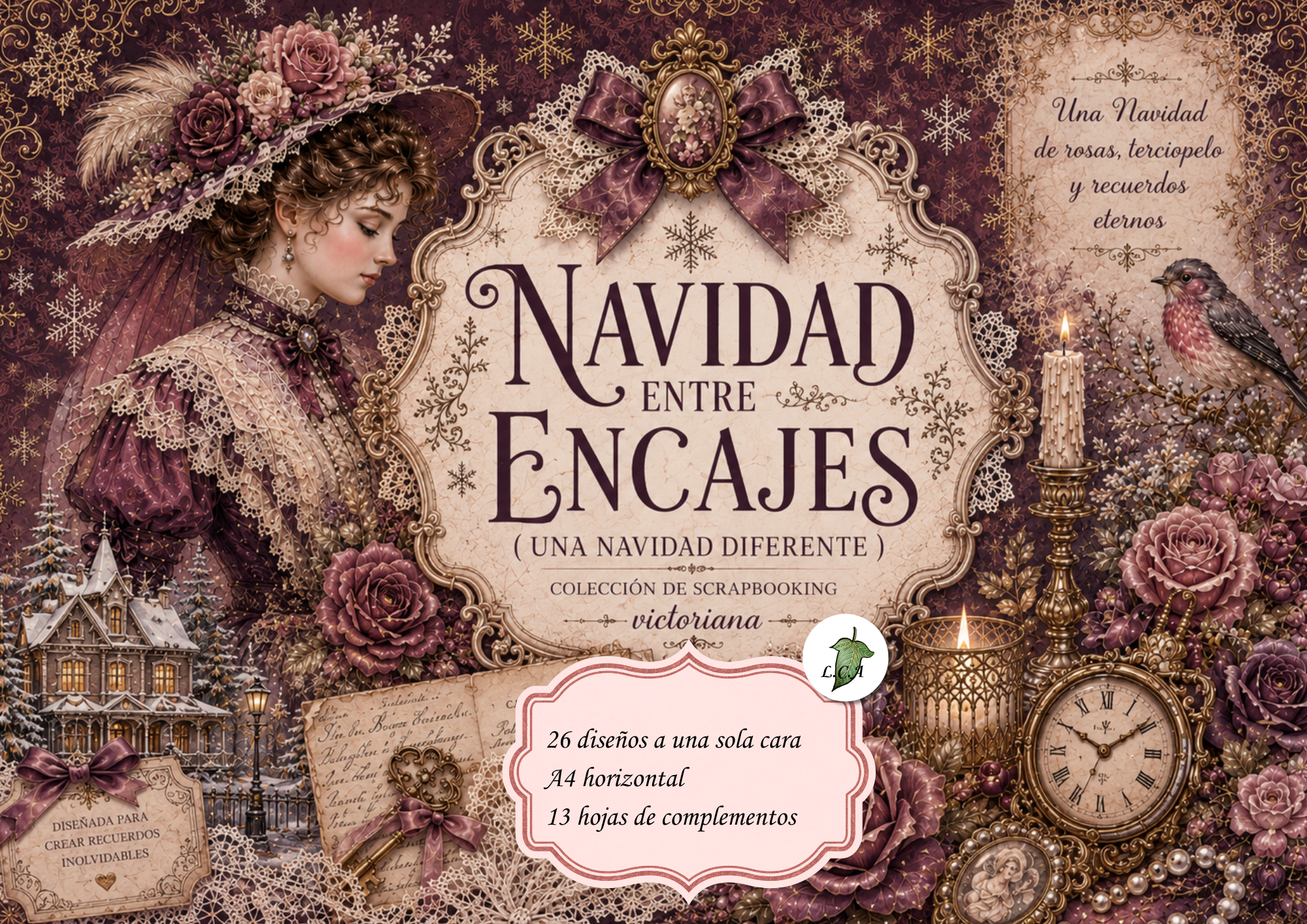 Colección (digital) Navidad entre encajes